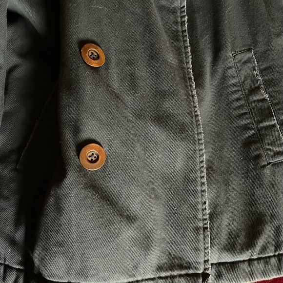 Men’s jacket, pea coat style, cotton cloth, quilted lining. - Picture 2 of 8